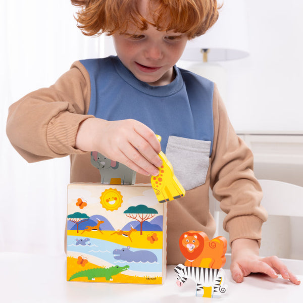 MD Wooden Animal Matching Safari