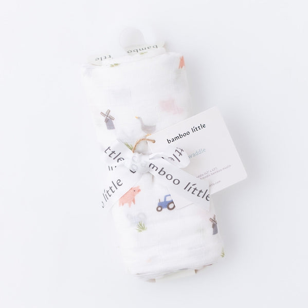 Bamboo Little Farm Swaddle