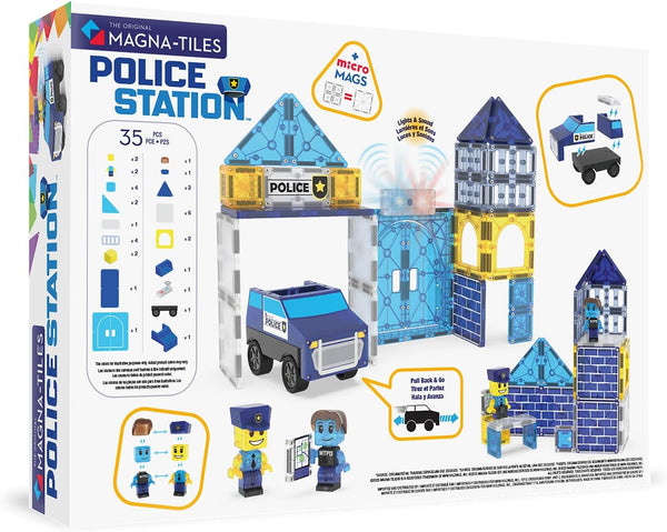 MT Police Station 35-Piece Magnetic Construction Set