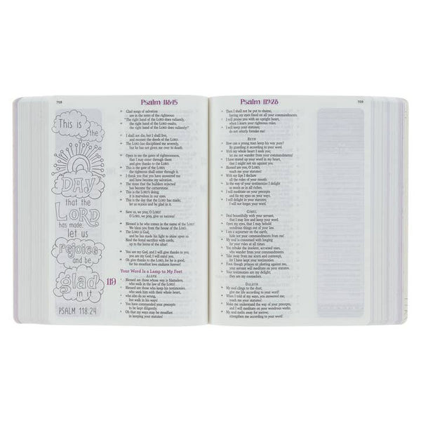 Esv My Creative Bible For Girls - Pink Floral
