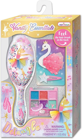 Vanity Essentials Hair Brush & Make Up Set - Ballerina Beauties