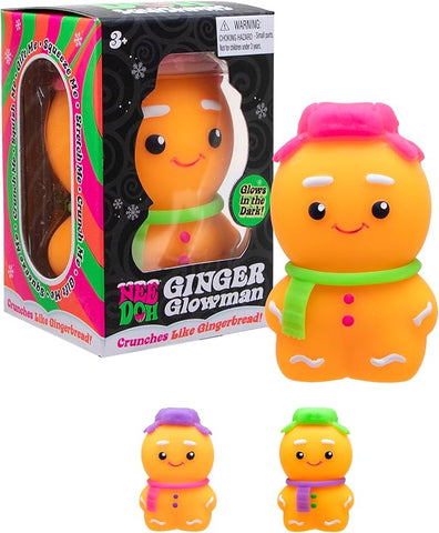 Nee Doh SQUISHMAS GINGER GLOWMAN