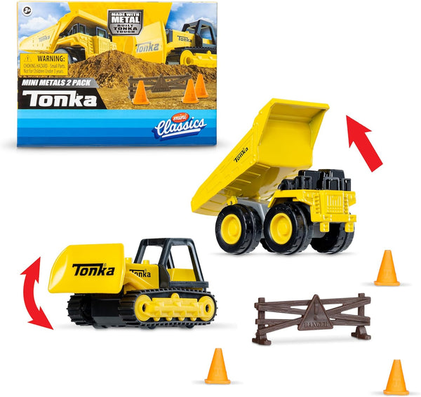 Tonka Basic Fun Mini Classics Tonka 2-Pack