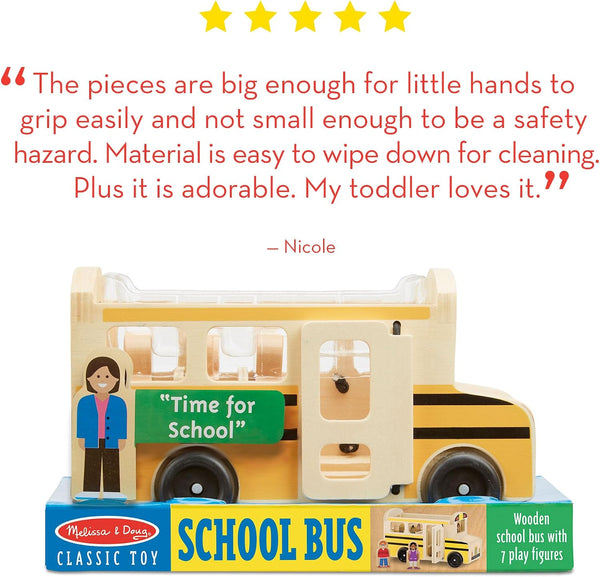MD Wooden Classic School Bus