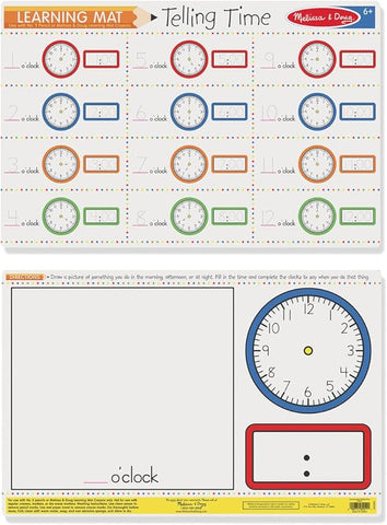 Learning Mat - Telling Time