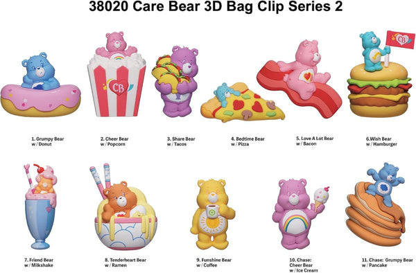 Care Bears Series 2 – 5" Collectible Bag Clip – Blind Bag