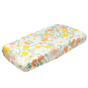 Diaper Changing Pad Cover - Rose