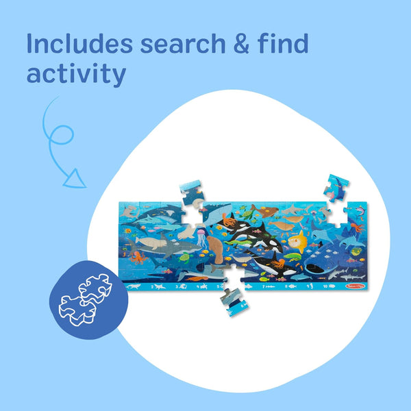 MD Search & Find Beneath the Waves 48pc Floor Puzzle