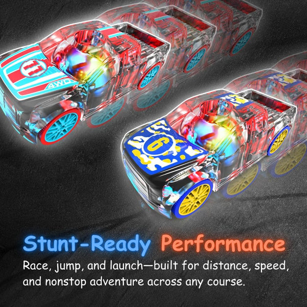 Marble Racers LED Light-Up Pull-Back Race Car