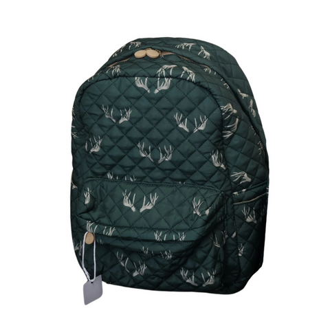 Antlers Quilted Backpack