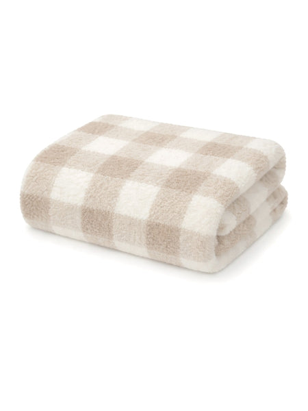 Phufy® Bliss Gingham Blanket - Pebble
