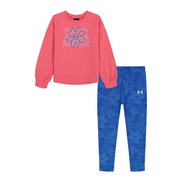 Super Pink Flower Logo Legging Set