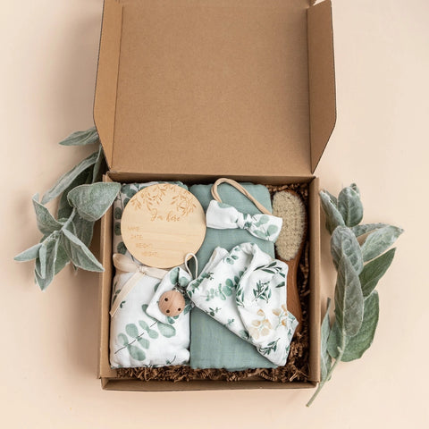 Eucalyptus Baby Shower Gift Box