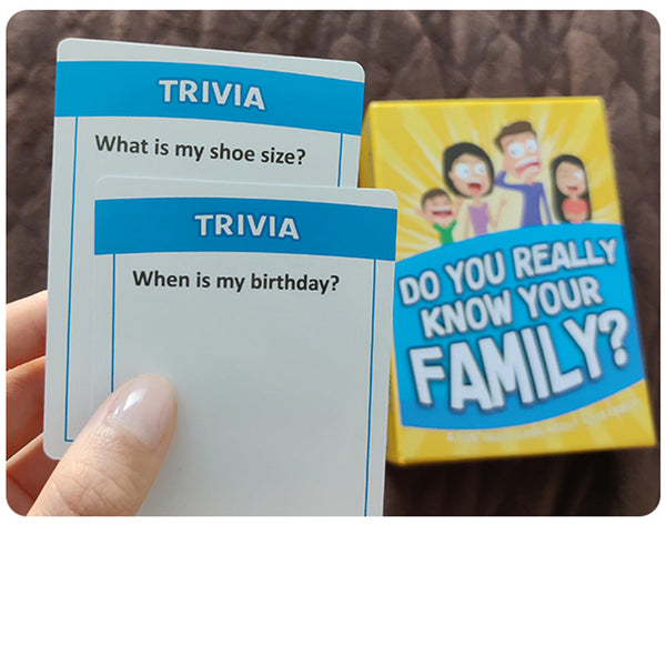 Do You Really Know Your Family Game