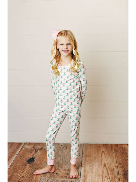 Oh Chirtmas Tree Girl Butterknit Pj Set