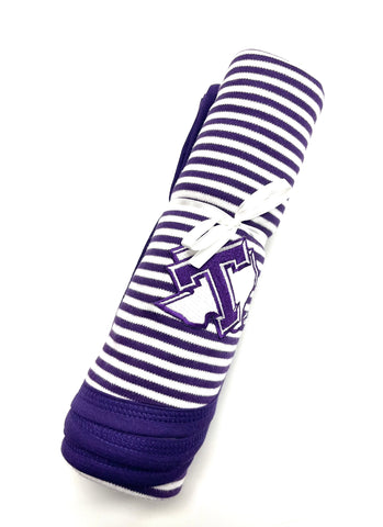 Stripped Tarleton Blanket