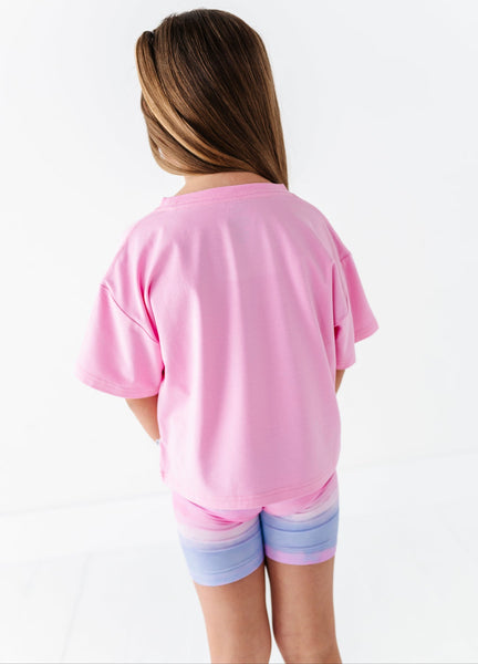 Poppy Pink Cropped T-Shirt