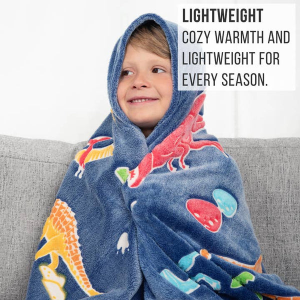 Glow in the Dark Dinosaur Blanket