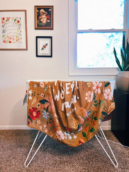 Wonderfully Made Bamboo Cotton Muslin Swaddle