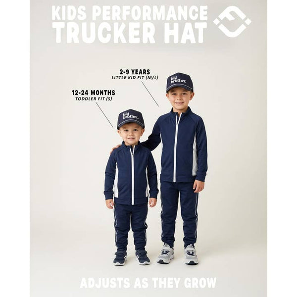 Kid's Golf Hat - Big Brother - Navy