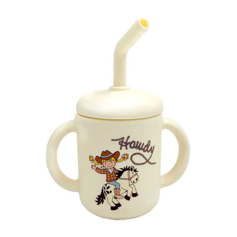 Fresh & Messy Sippy Cup - Howdy Cowgirl