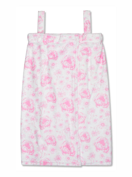 Pretty Pink Toile Spa Wrap