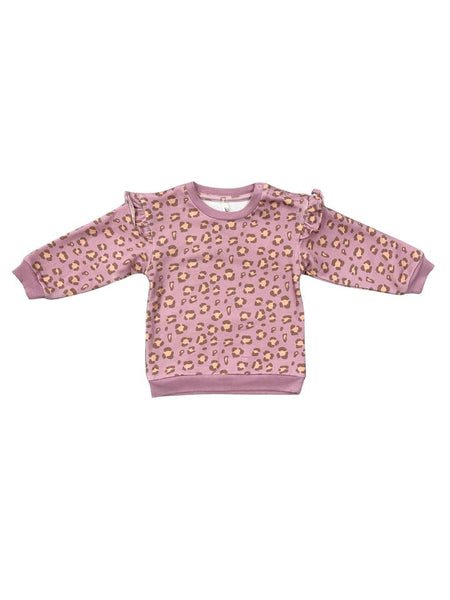 Leopard Ruffle Sweatsuit