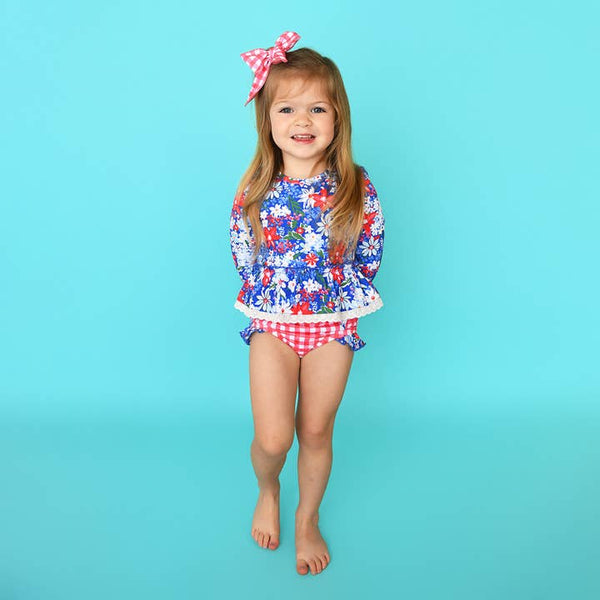 Presley Rash Guard Two Piece Swim Set