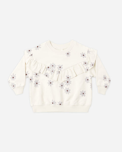 Relaxed Fleece Sweatpant Set Blue Daisy