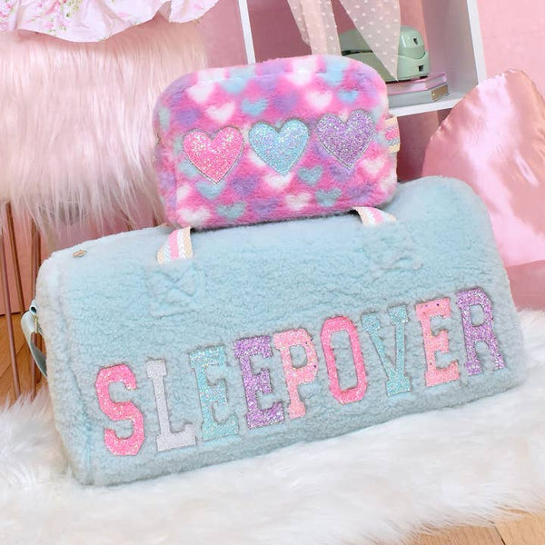 OMG 'Sleepover' Sherpa Barrel Duffle Bag