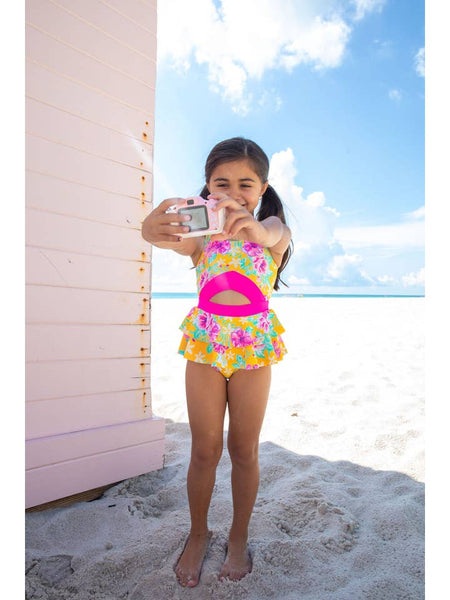 Tangerine Tropic One Piece Swimsuit