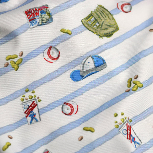 7th Inning Stretch Polo Short Sleeve Romper