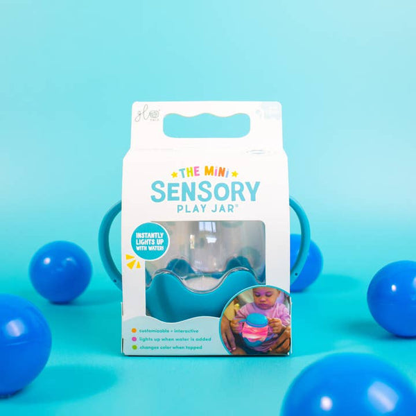 Glo Pals Mini Sensory Jar - Blue