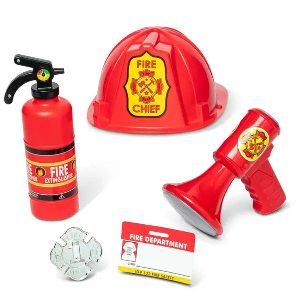Fire Chief Dress - Up Role Play Set