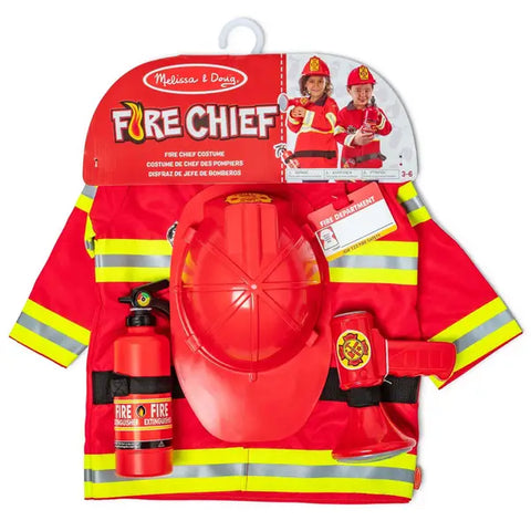 Fire Chief Dress - Up Role Play Set