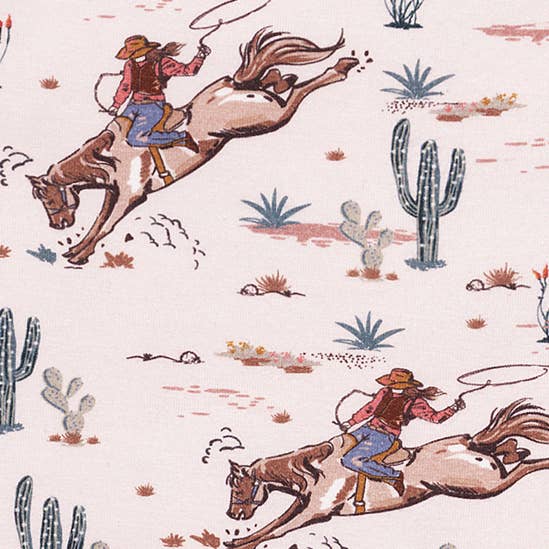 Prairie Princess Lace-Edge Skirted Bodysuit