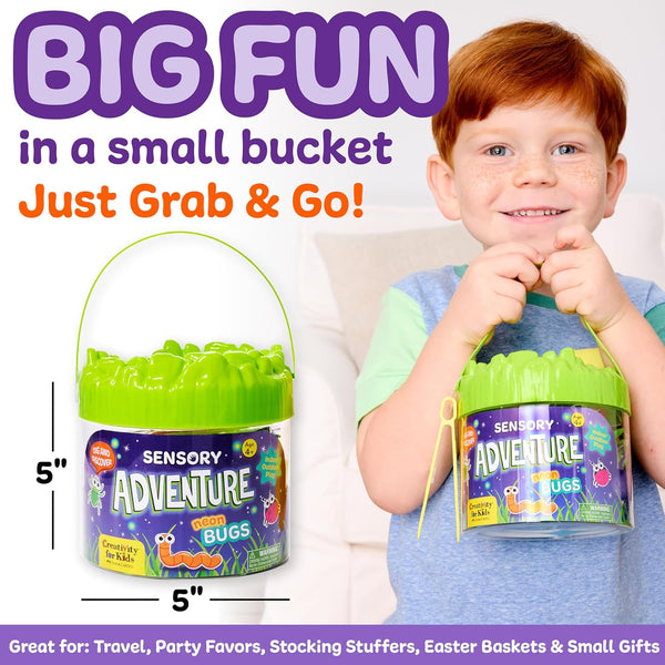 Creativity for Kids Sensory Adventure - Neon Bugs Kit