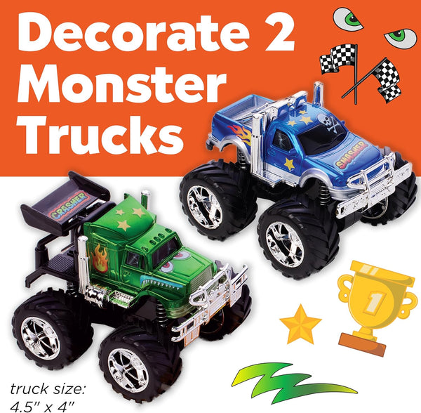 Creativity for Kids - Monster Trucks Craft Kit 2 Monster Trucks