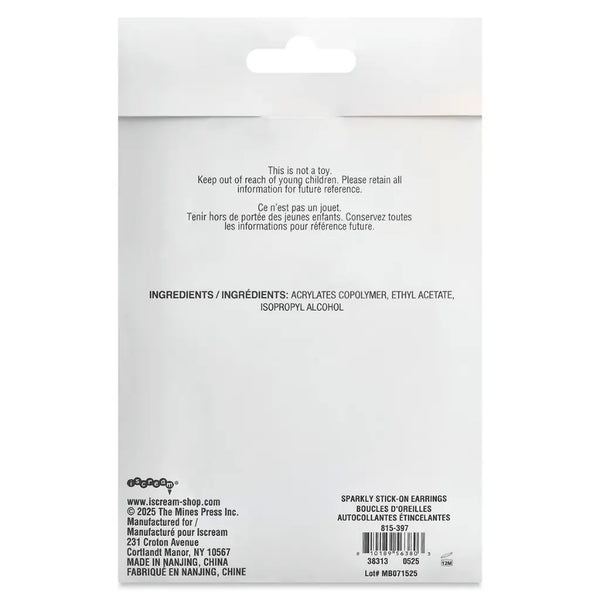 IS Sparkly Stick-On Earrings