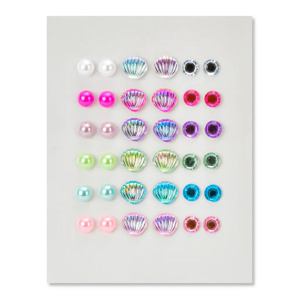Iscream Mermaid Vibes Stick-on Earrings
