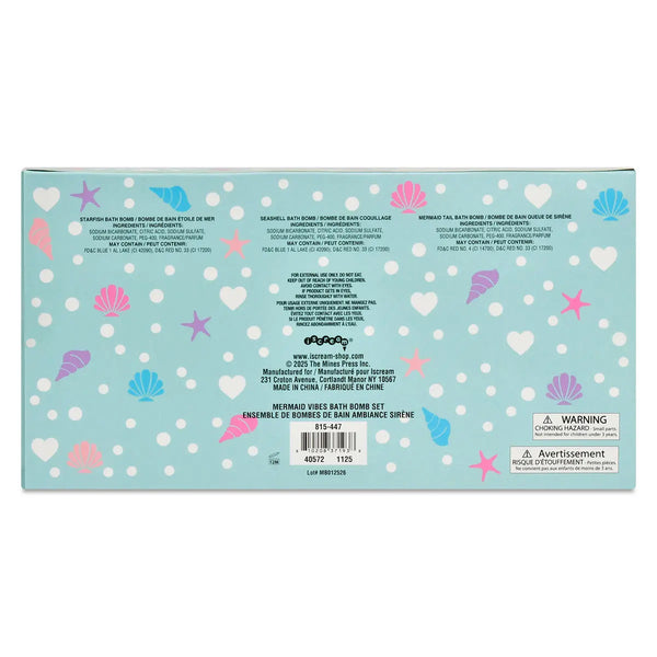 Iscream Mermaid Vibes Bath Bomb Set