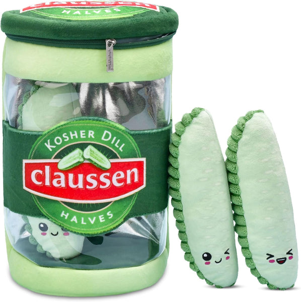 Iscream Dill Pickle Spears Fleece Plush