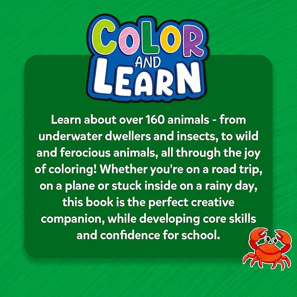 Skillmatics Color & Learn Activity Book - Animals