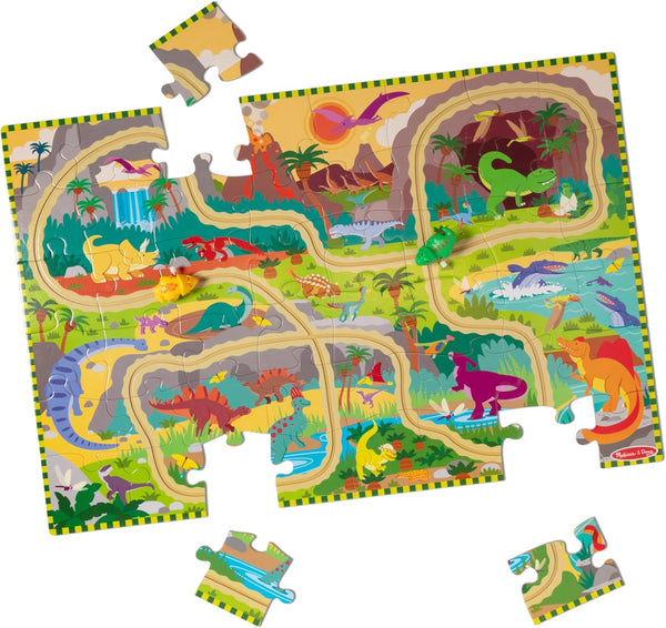 MD Dinosaur Chase Track Floor Puzzle