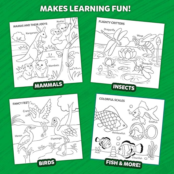 Skillmatics Color & Learn Activity Book - Animals