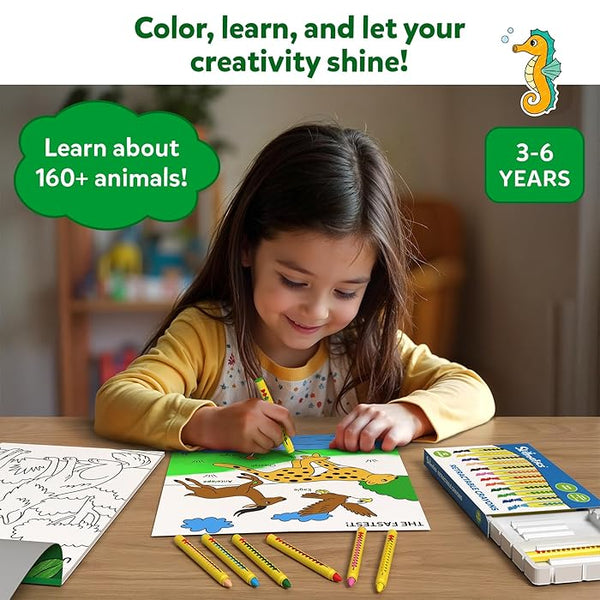 Skillmatics Color & Learn Activity Book - Animals