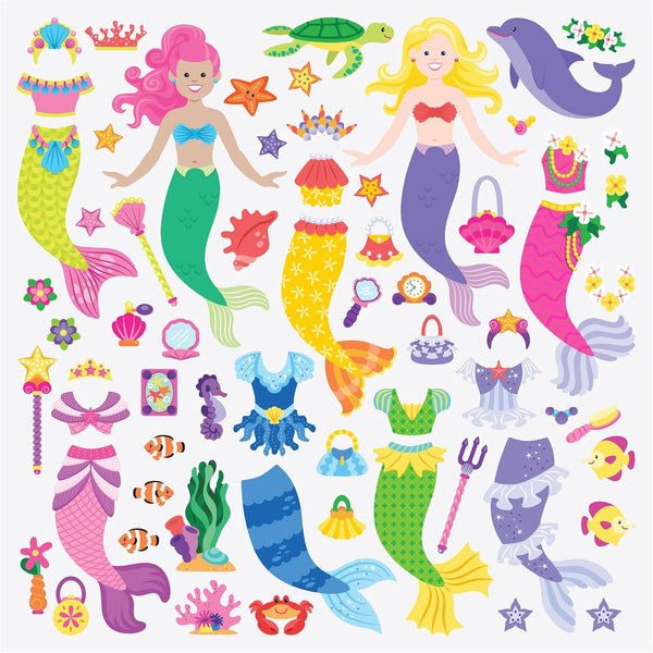 Puffy Sticker Play Set - Mermaid