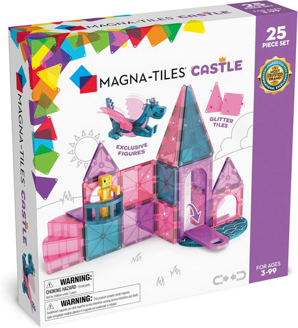 MAGNA-TILES Castle 25-Piece Magnetic Construction Set