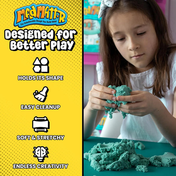 Mad Mattr 10oz Sensory Modeling Dough - Teal