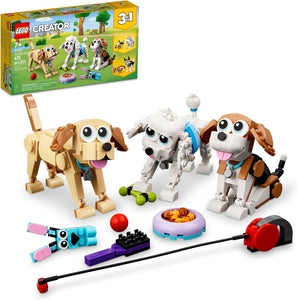 LEGO® Creator Adorable Dogs 31137 Building Toy Set (475 Pieces)